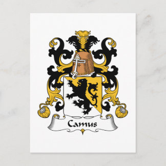 Camus Family Crest Postcard