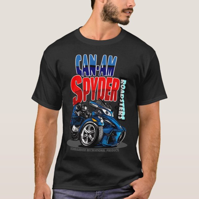 Can-Am Spyder Roadsters Retro Logo   T-Shirt (Front)