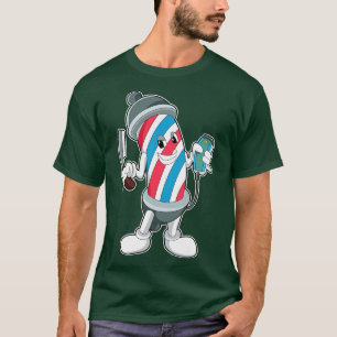 Can as Hairdresser with Razor T-Shirt