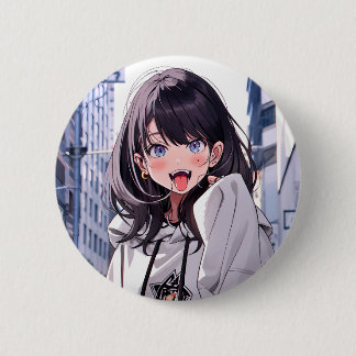 Can Badge Akkanbe JK|Badge Sushi Musume Generative