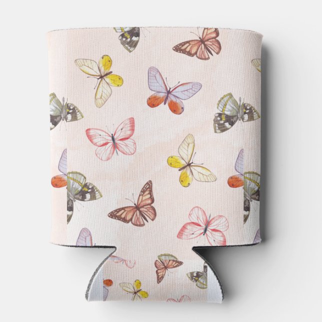 CAN BOTTLE COOLER BUTTERFLY DESIGN (Back)