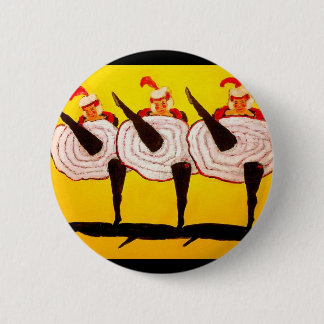 Can Can 6 Cm Round Badge