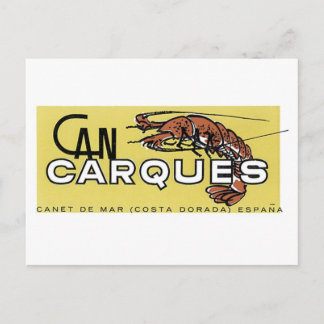 Can Carques Canet de Mar Costa Dorada Espana Postcard