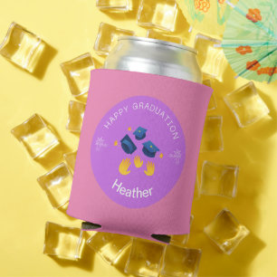 Can Cool - Happy Graduation Personalise - Add name Can Cooler