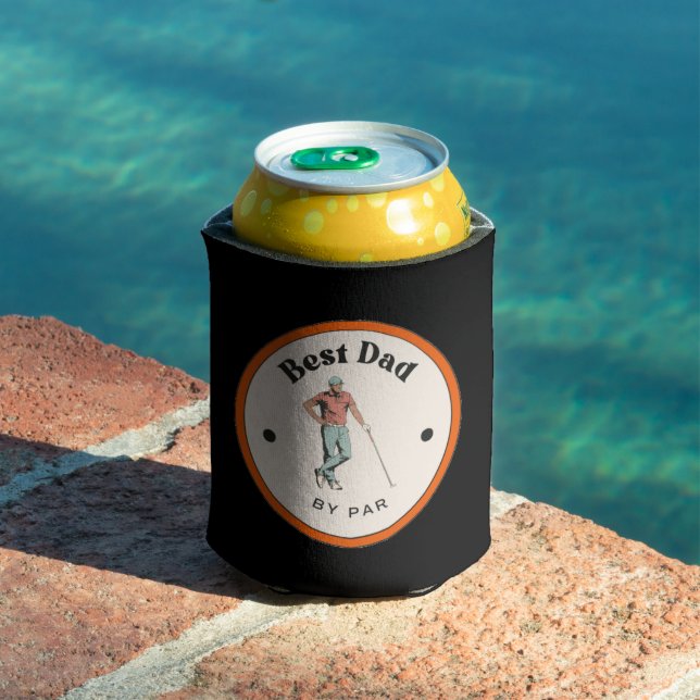 Can Cooler- Best Dad by Par  Can Cooler (In Situ Pool)