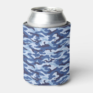 Can Cooler-Blue Camo Cooler