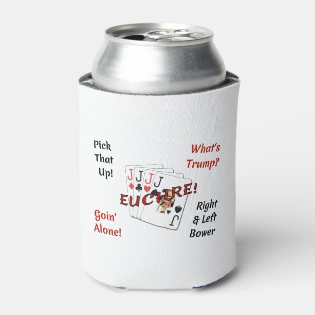 Can Cooler - Euchre! (Can Front)