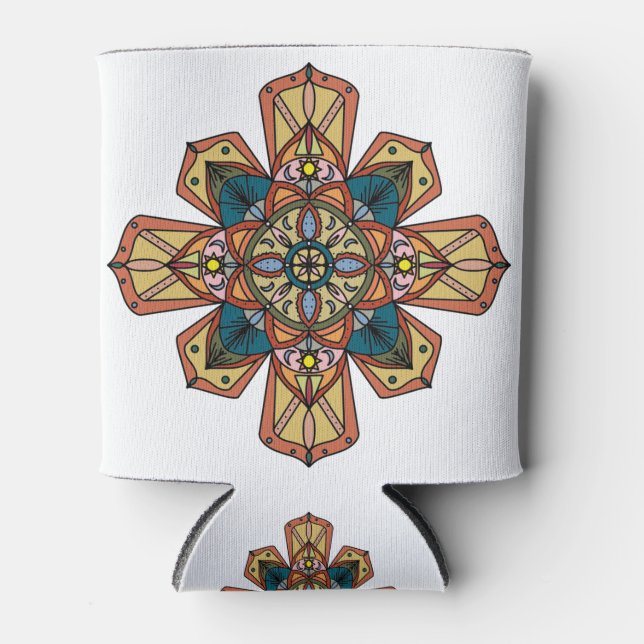 Can Cooler | Mandala 3.1 Celestial Design (Front)