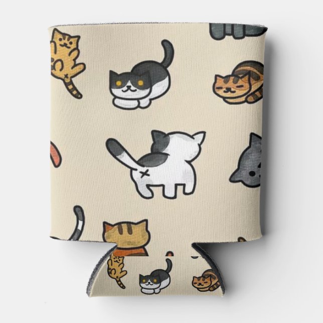 can cooler with cat (Front)