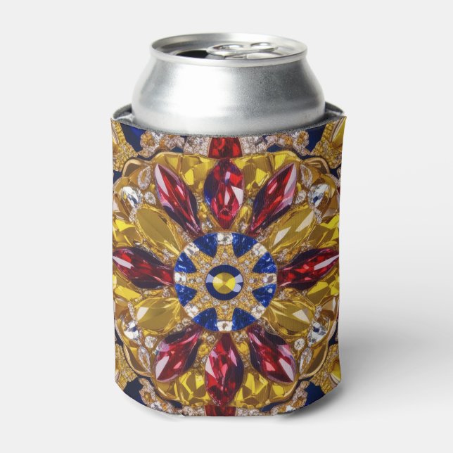 Can Cooler with Colombia Colours design (Can Front)