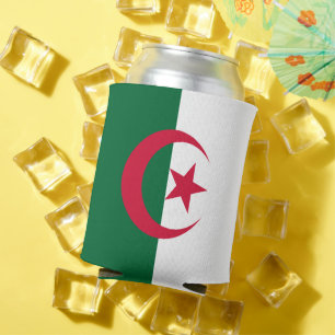 Can Cooler with flag of Algeria