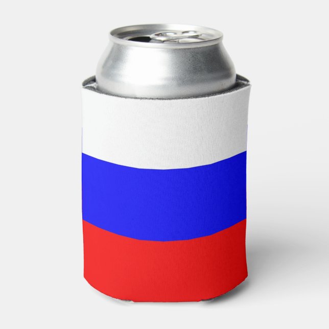 Can Cooler with flag of Russia (Can Front)