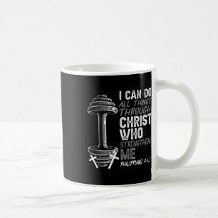 Can Do All Things Christian Jesus Bodybuilding Wei Coffee Mug