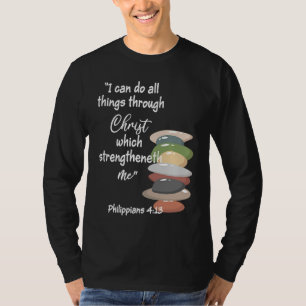 Can Do All Things Religious Bible YM Verse YW Them T-Shirt