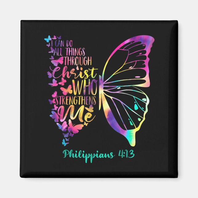 Can Do All Things Through Christ Who Strengthens M Magnet (Front)