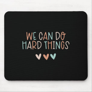 Can Do Hard-things Teacher Back To School Mouse Pad
