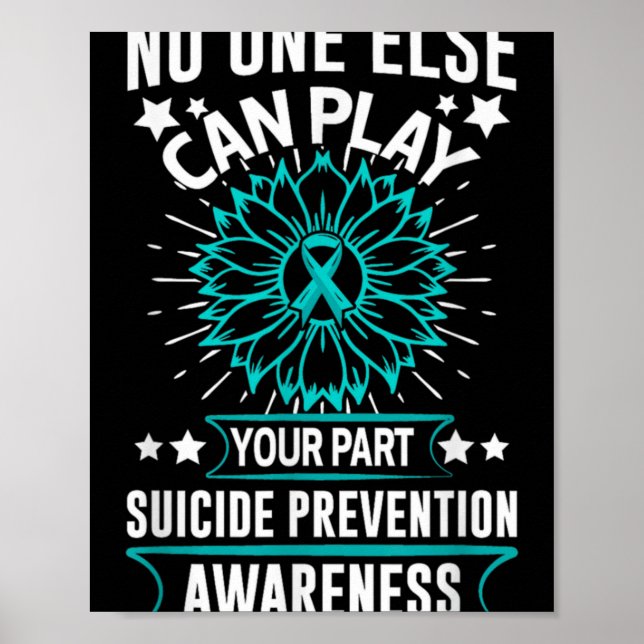 Can Ever Play Your Part Suicide Prevention Awarene Poster (Front)
