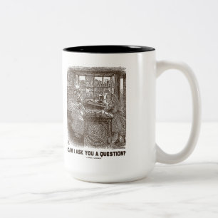 Can I Ask You A Question? (Alice Sheep) Two-Tone Coffee Mug