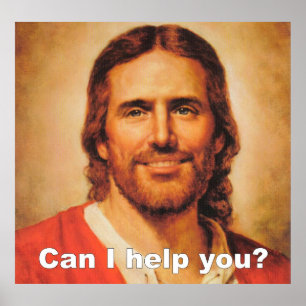 Can I Help You? Canvas Poster