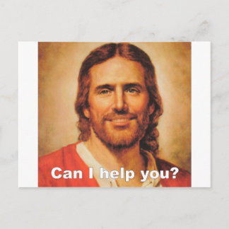 Can I Help You? Postcard