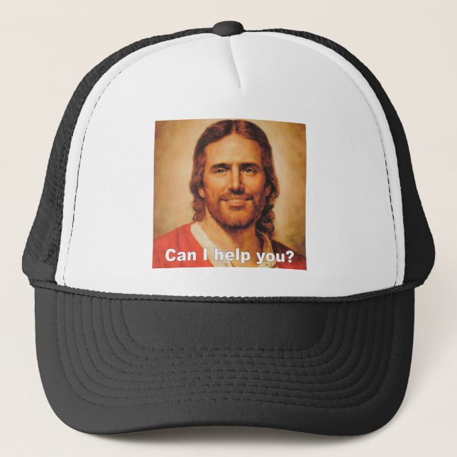 Can I Help You? Trucker Hat (Front)