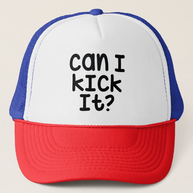 Can I Kick It Charlie Bbrown, Can I Kick It Trucker Hat (Front)
