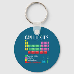 Can I Lick It Periodic Table Chart Science Teacher Key Ring