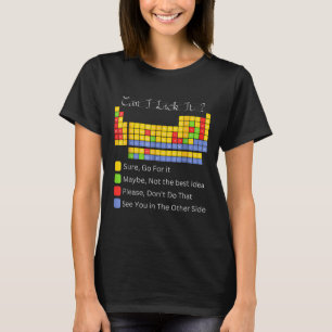 Can I Lick It Periodic Table Teacher Student Boys T-Shirt
