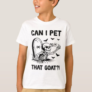 Can I Pet That Goat Halloween T-Shirt