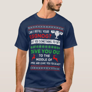 Can I Refill Your Eggnog Funny Christmas Vacation T-Shirt