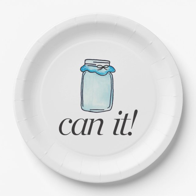Can It Paper Plate (Front)