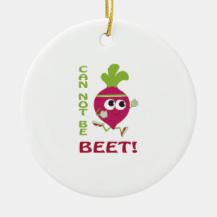 Can Not Be Beet! Ceramic Tree Decoration
