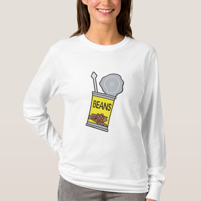 can of beans T-Shirt (Front)