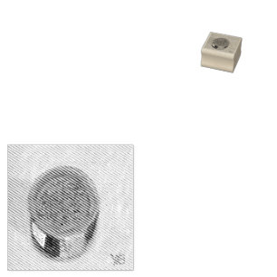 Can of Tuna Rubber Stamp