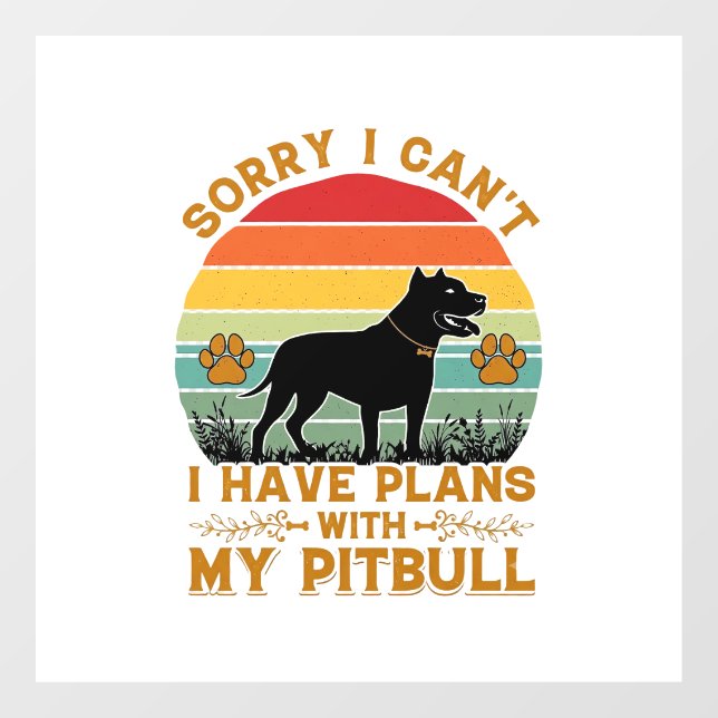 Can Plans Dog Pitbull Retro Sunset_1 (Sheet)