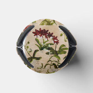 Can Sleeve - Orchid Print in Beige Cooler