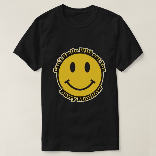 Can_t Smile Without You Manilow   Essential T-Shir T-Shirt (Design Front)