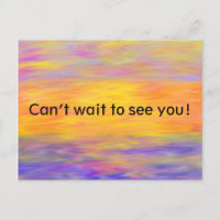 Can’t wait to see you Postcard
