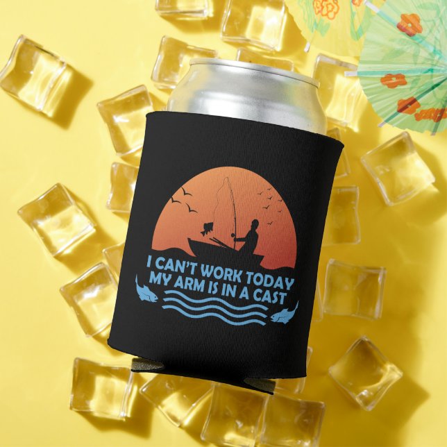 Can’t Work Today My Arm Is In A Cast Can Cooler (In Situ Summer)