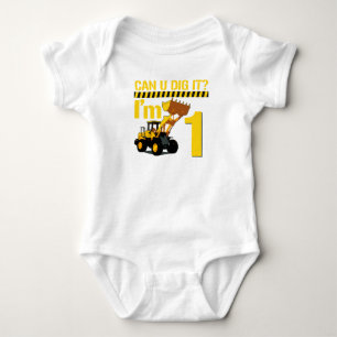 Can U Dig It? I'm 1 Baby Bodysuit