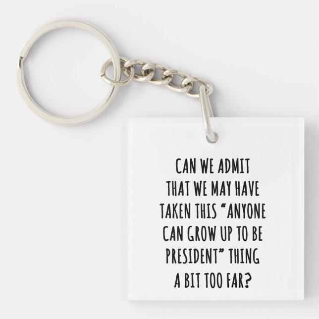 Can We Admit Key Ring (Front)
