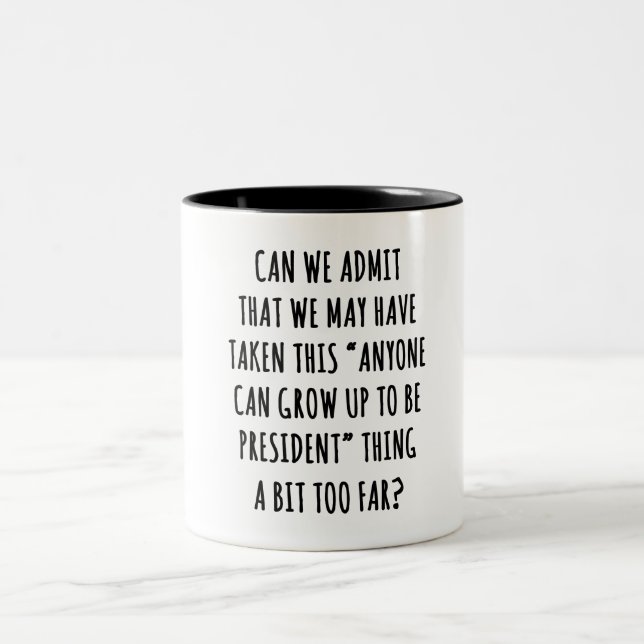 Can We Admit Two-Tone Coffee Mug (Center)