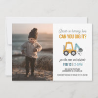 Can You Dig It Digger Birthday Party