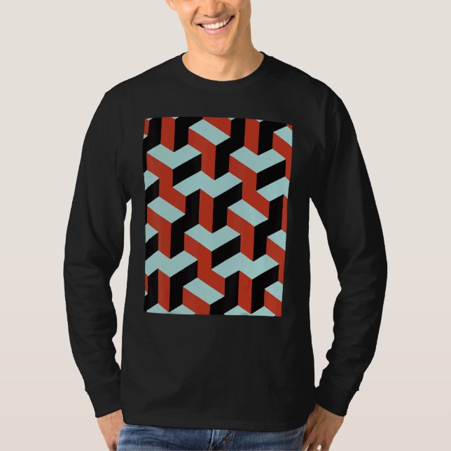 Can You Get Through This Maze Black T-Shirt (Front)