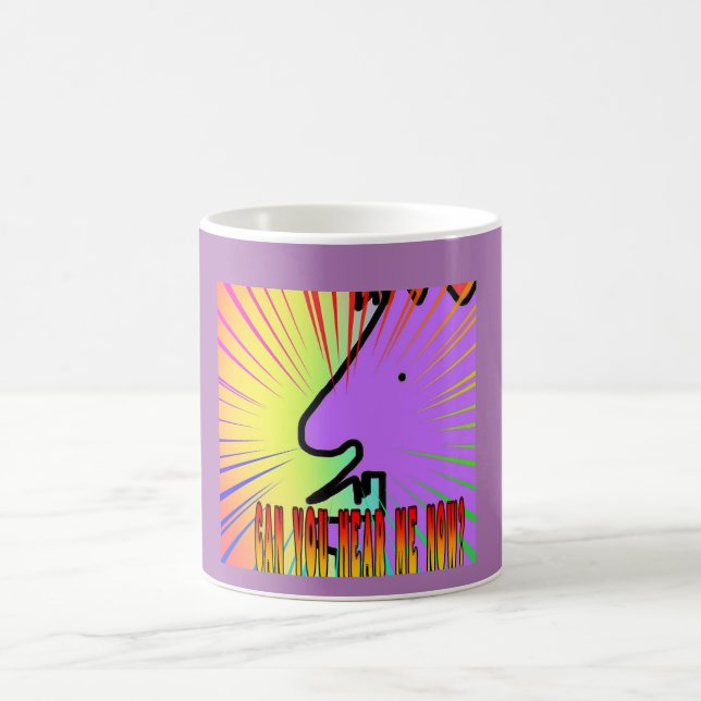 Can You Hear Me Now? Funny  Coffee Mug (Center)