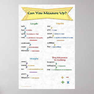 Can You Measure Up Poster