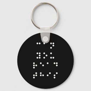 Can You Read This Braille Blind Read Write Teacher Key Ring