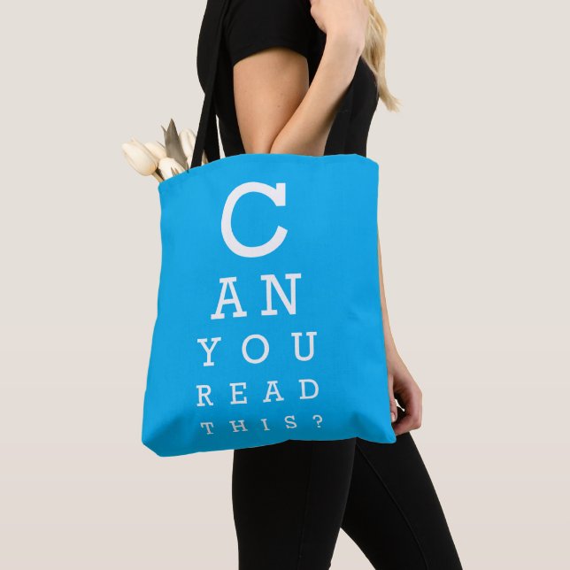 Can you read this? tote bag (Close Up)