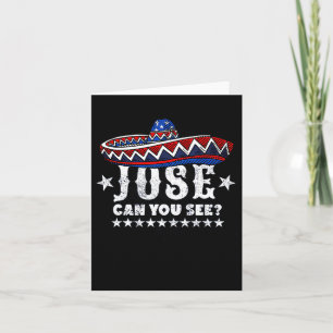 Can You See 4th Of July Card