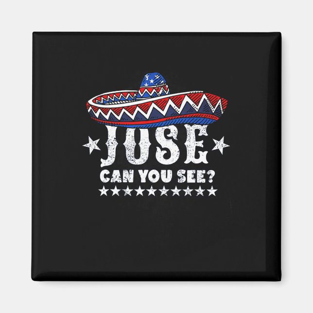 Can You See 4th Of July  Magnet (Front)